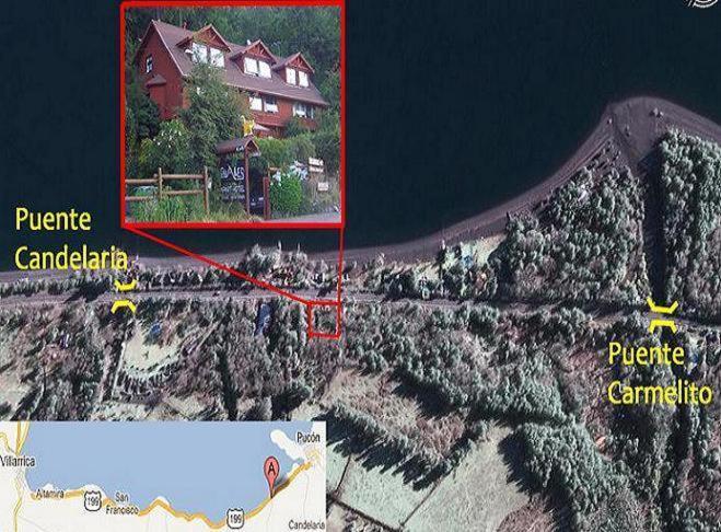 Los Gualles De La Candelaria Apart Hotel Pucón Eksteriør billede